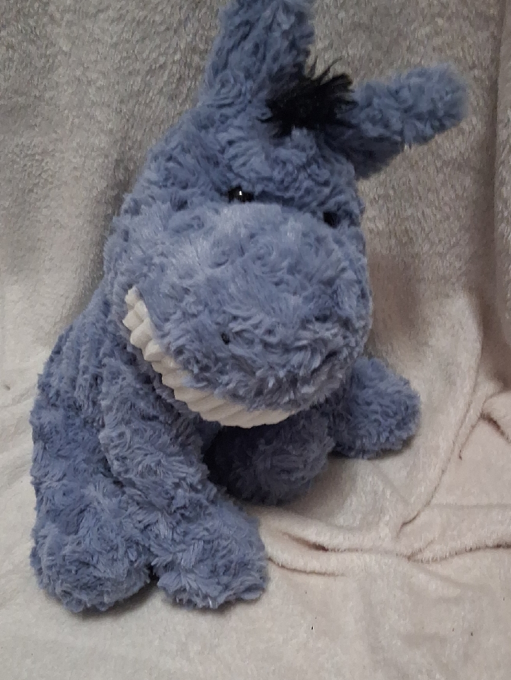 Plush Blue Hippo Stuffed Animal - Soft Kids Toy